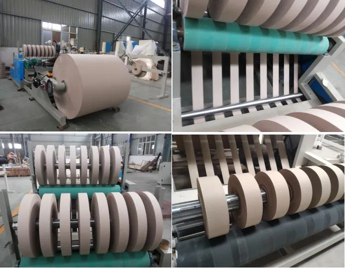 Máquina automática de corte e rebobinagem de papel kraft 1