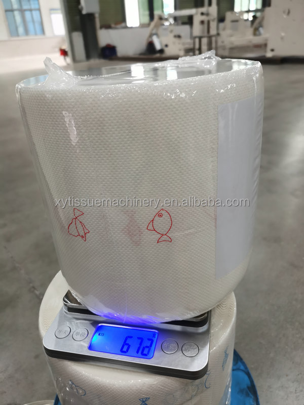 Nice Design ponto a ponto Lamination Reembossing Kitchen Towel Paper Rewinding Machine 14