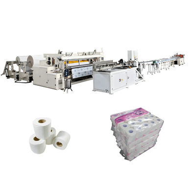 Bom preço custo eficientemente alta velocidade papel higiénico linha de produção de toalhas de cozinha é gonfyi u