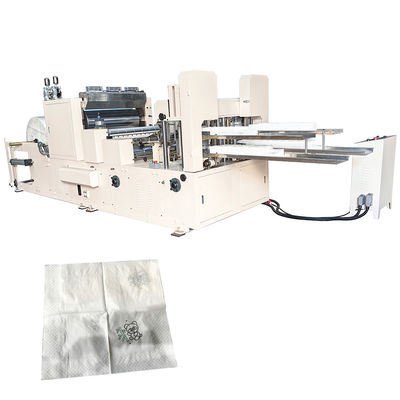 Boa velocidade quatro decks guardanapo toalhete máquina de dobrar papel com 2 cores de impressão