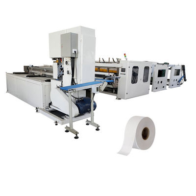 Linha de produção automática de papel higiénico maxi grande rolos tussue para pequenas empresas