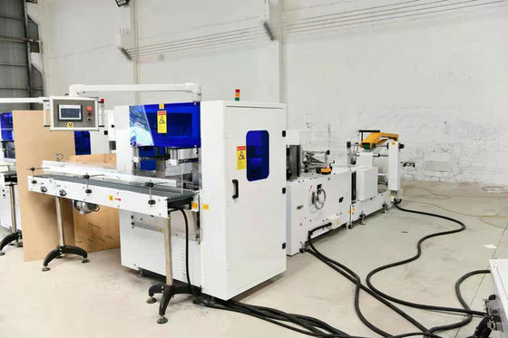Máquina de dobragem de papel de tecido de guardanapo de alta velocidade 1000-1200 folhas/min. Com transferência automática