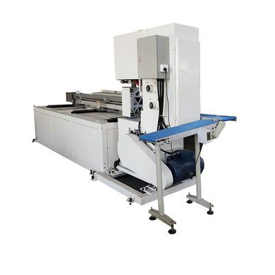 Máquina automática de corte de papel higiénico Maxi Big Tissue Roll Band Saw Jumbo Roll Paper Cutting Machine
