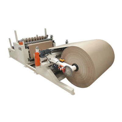 Máquina de corte de papel Kraft de rolo Dimensão personalizada 100-140m/Min rebolsor de rolos jumbo