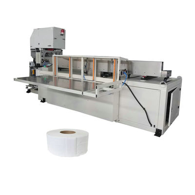 Máquina automática de corte de serras de papel higiénico Maxi Tissue Roll Band Grande diâmetro 150-300mm Ajustável