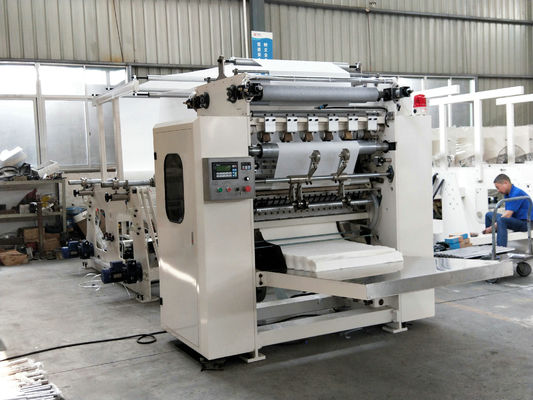 Máquina automática de fabricação de papel de tecido facial em V-plata 100-230 mm Ajustável