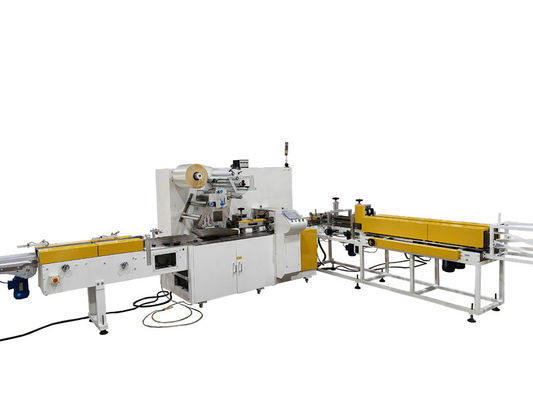Máquina elétrica de encolhimento térmico de papel higiénico de rolo único para produtos acabados