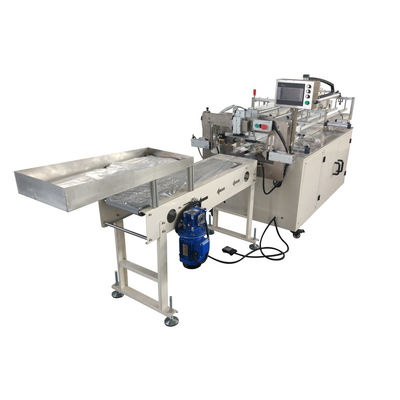Máquina de embalagem de rolos de papel higiénico semiautomático e médio