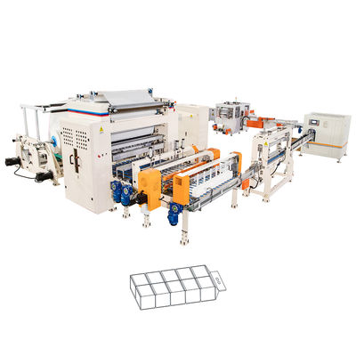 Máquina de produção de tecido facial totalmente automática de dobragem a embalagem
